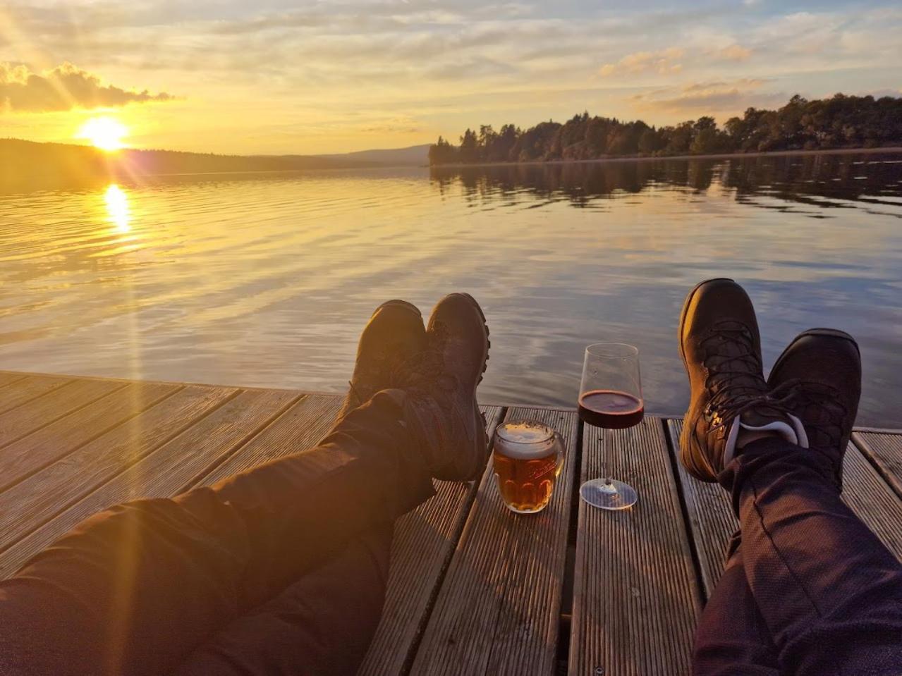 Deluxe Apartment Lipno - Lake Side Village, Frymburk Nad Vltavou Eksteriør bilde